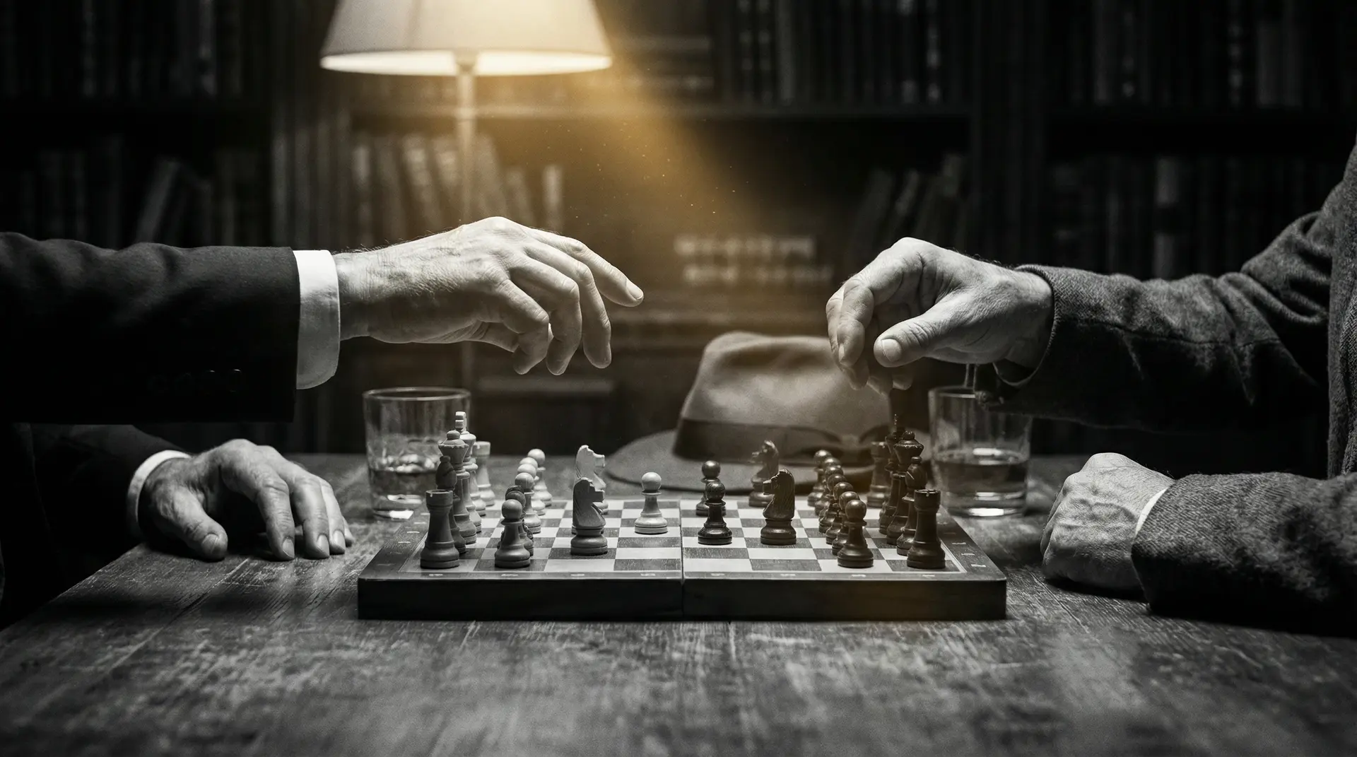 福利姬资源 艺术探索系列 - 非线性叙事，棋盘上的对弈象征命运的交错